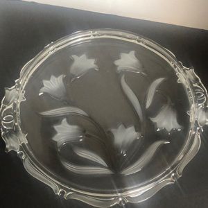 Mikasa Tulip Print serving tray